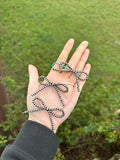 Faux Navajo Pearl Bow Necklace's