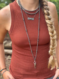Faux Navajo Pearl Lanyard