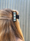 Big Western Beaded Hair Clip
