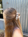 Big Western Beaded Hair Clip