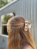 Big Western Beaded Hair Clip