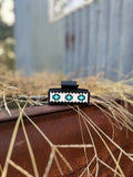 Big Western Beaded Hair Clip