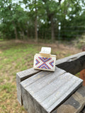 USA Beaded Claw Clip