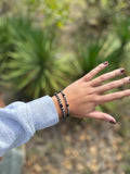 Black Midnight Faux Navajo Bracelet's