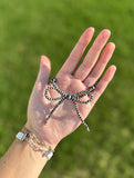 Mix Faux Navajo Pearl Bow Necklace