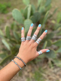 Adjustable Western Stamped Rings