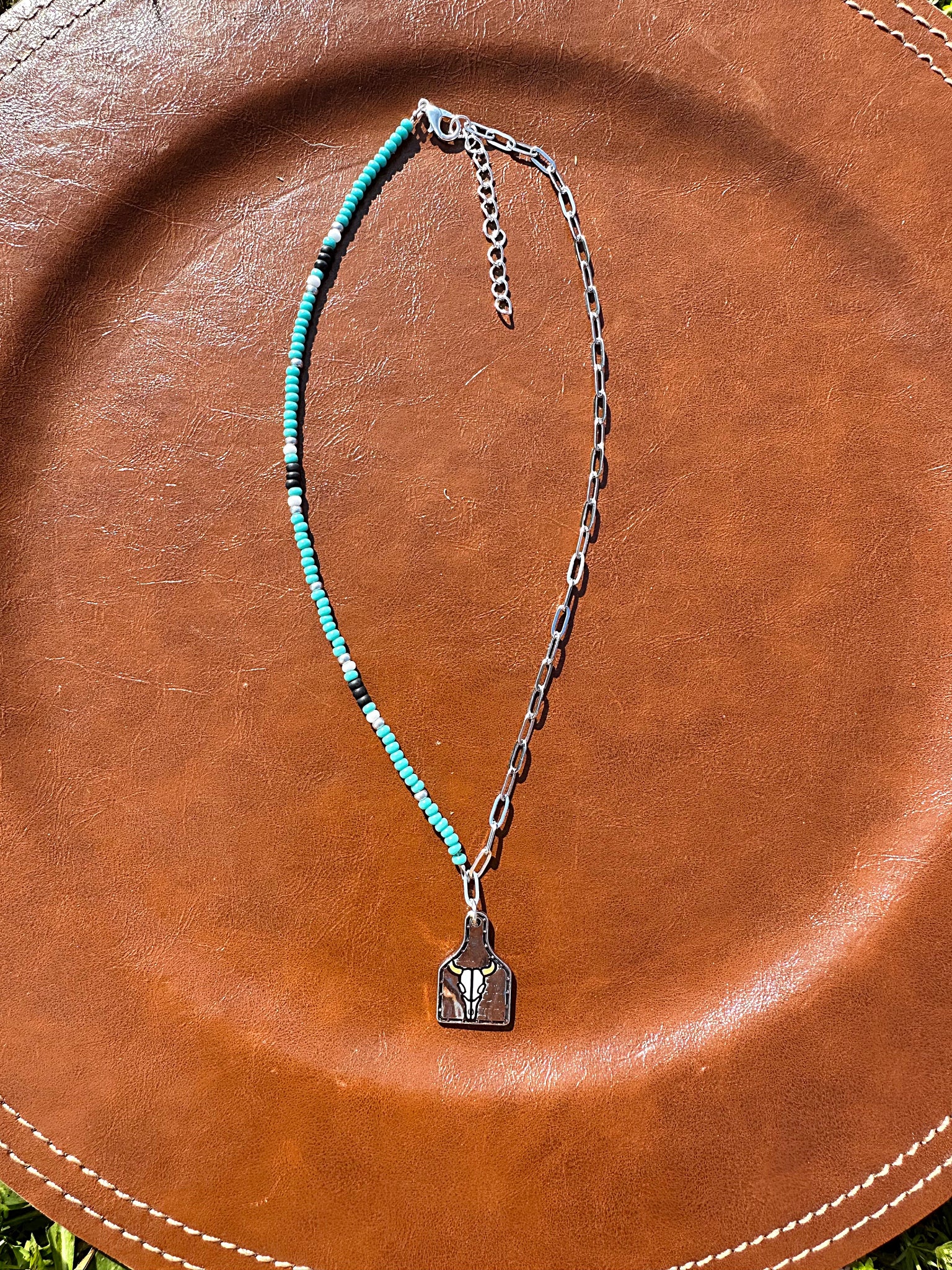Custom Cattle Tag Necklace | Woolly Co Collective