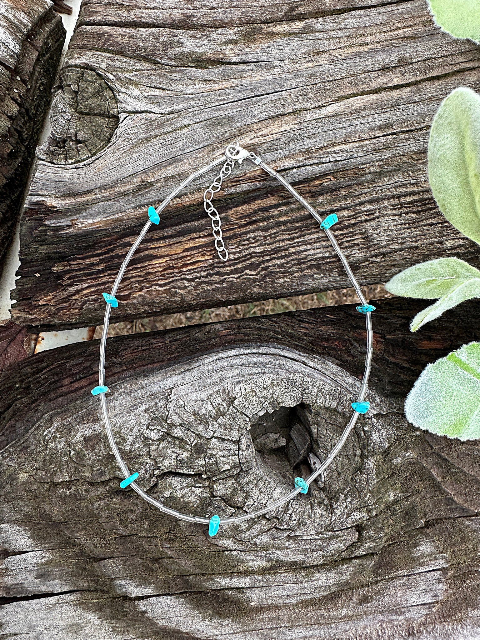 Turquoise Rock Necklace