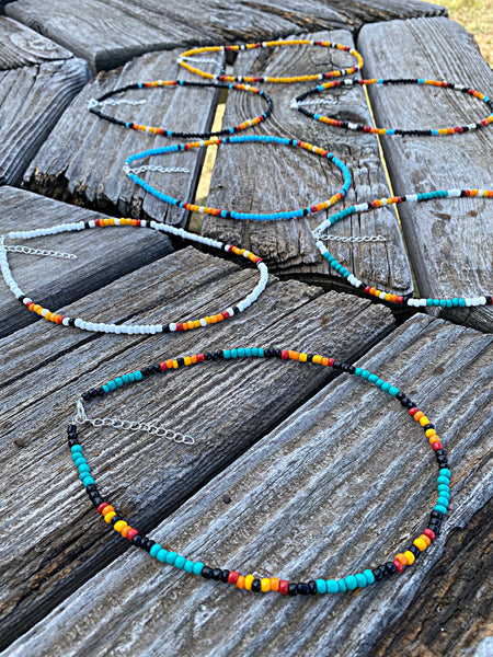 Bohemian Navajo Pearl Handmade Beaded Western Style Necklace - Temu